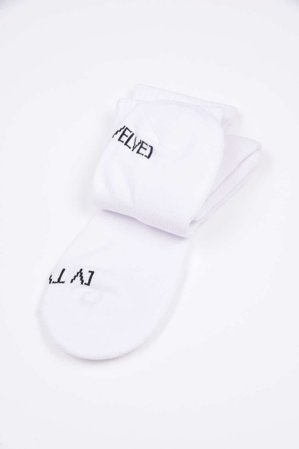SIDE LOGO MID SOCKS / サイドロゴ ミドルソックス (ホワイト)
