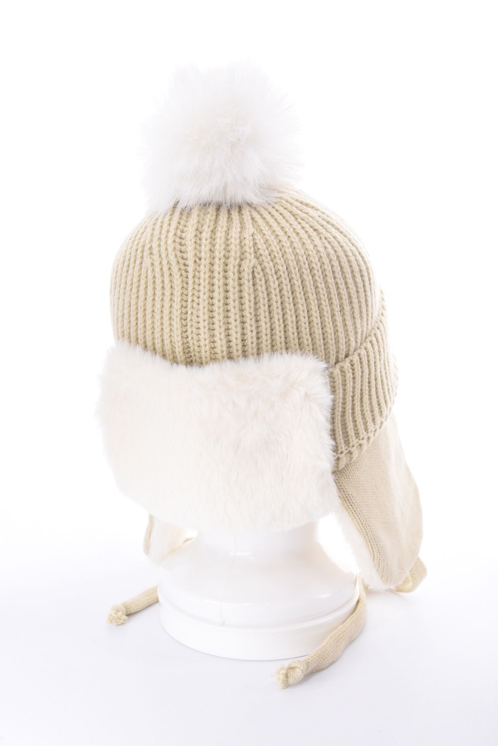 FUR YEAR KNIT CAP / ファーイヤー ニットキャップ (ベージュ)