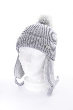 FUR YEAR KNIT CAP / ファーイヤー ニットキャップ (グレー)