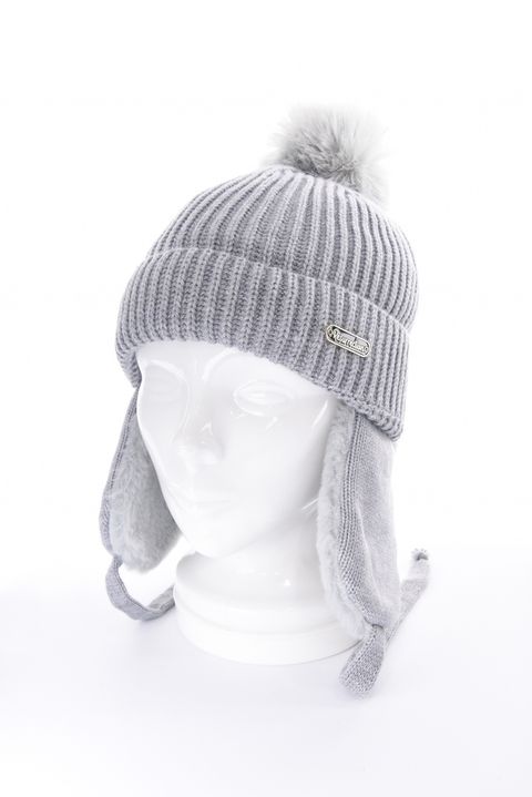 FUR YEAR KNIT CAP / ファーイヤー ニットキャップ (グレー)
