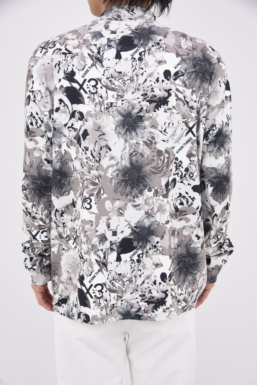 【期間限定ポイント10倍】【25AW】 FLOWER CAMO L/S HIGHNECK / フラワーカモ ロングスリーブ ハイネックTシャツ (ホワイト)