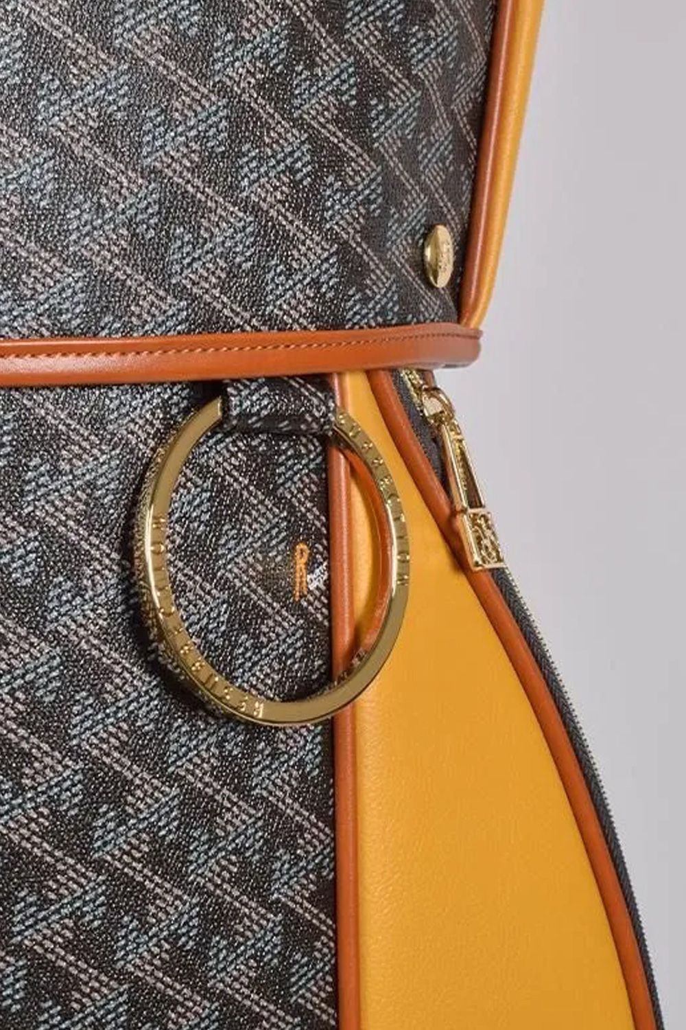 【銀行振込・代金引換不可】【返品・交換不可】【10周年記念カラー】 RALLINA  No.3 (ラリーナ) / ブランドオリジナルテキスタイル カートタイプ キャディバッグ (クラシックブラック)*