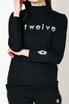 【期間限定ポイント10倍】【レディース】 O/L LOGO / MOCK / ブランドロゴ 裏起毛 モックネック (ブラック)
