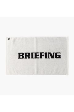 【プレゼント好適品】 LOGO FACE TOWEL BY HIPPOPOTAMUS / ブランドロゴ ループ付き フェイスタオル (ホワイト)