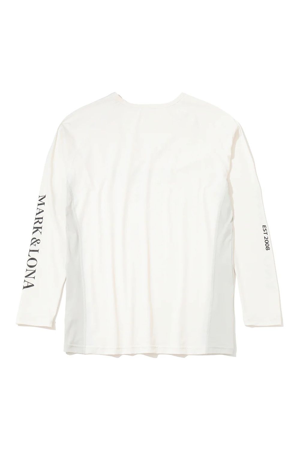 【26SS】 HEC U-NECK UV BASE LAYER / ブランドロゴ ロングスリーブ Uネック サマーインナーTシャツ (ホワイト)