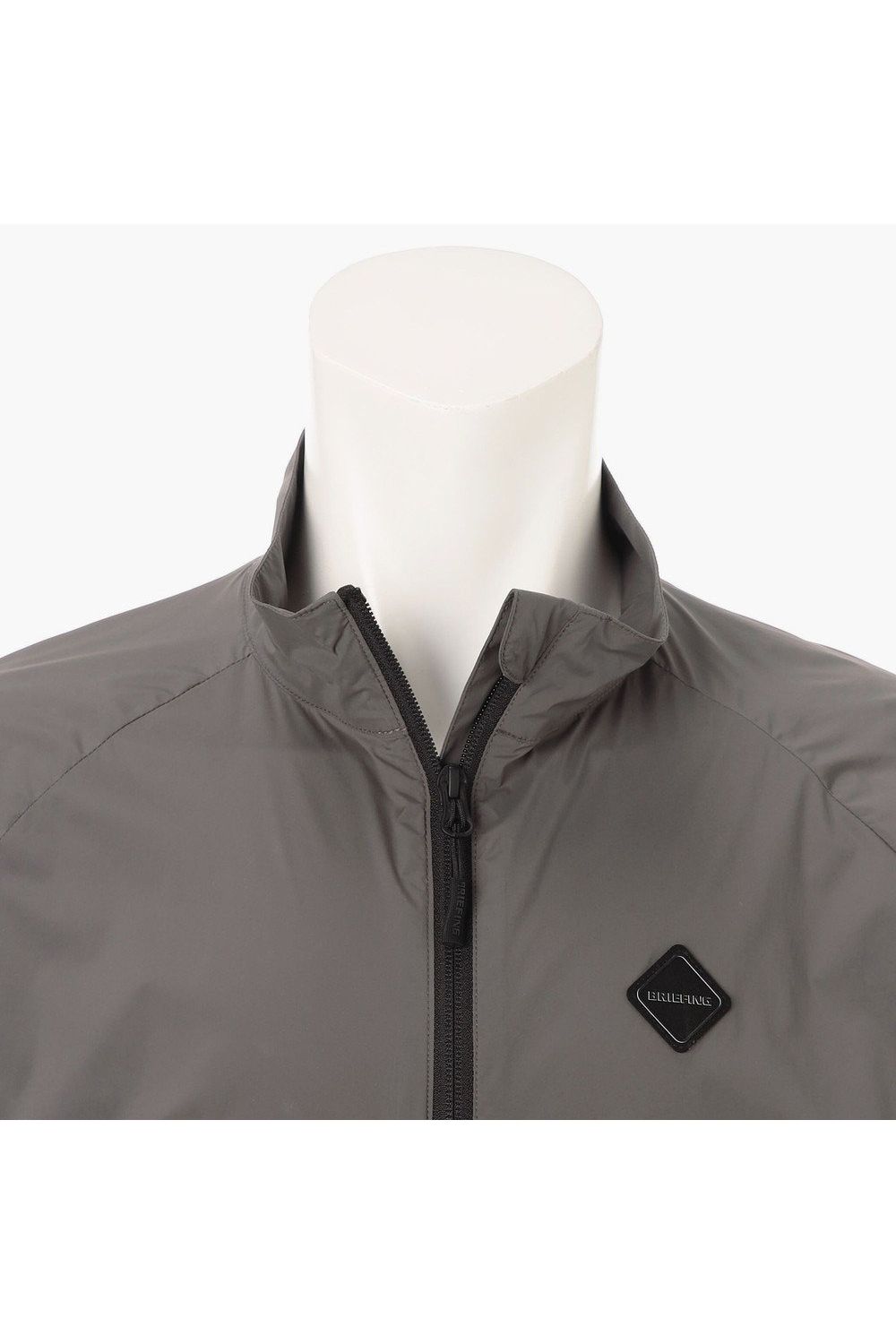 【26SS】 MEN'S BI-COLOR WIND BLOUSON / バイカラー スタンドカラーブルゾン (ブラック)