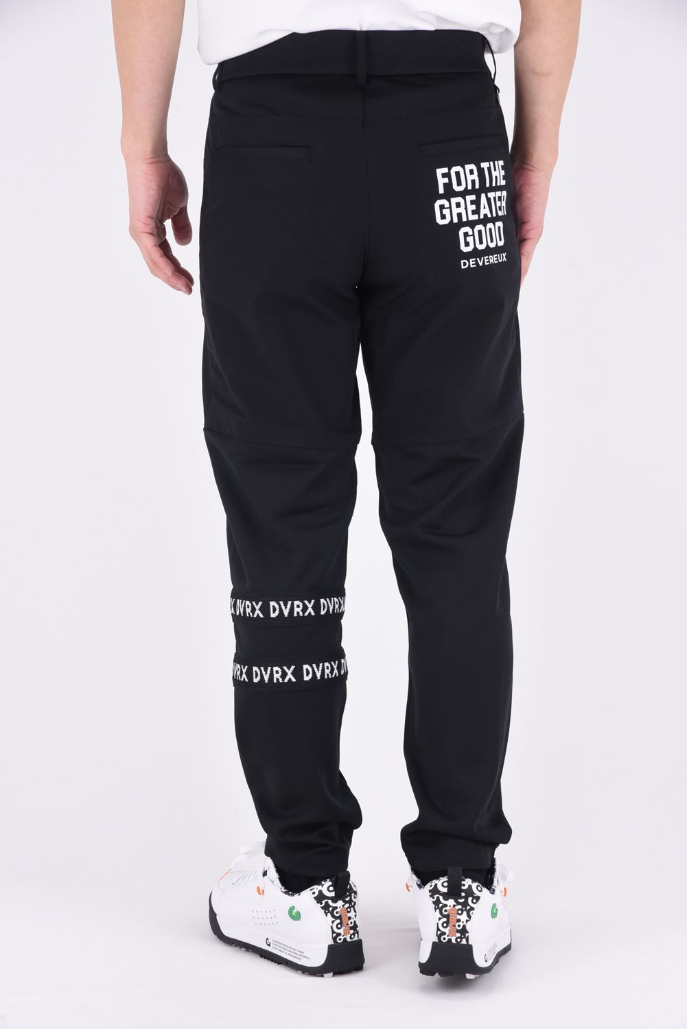 【期間限定ポイント10倍】【25SS】 FOR THE GREATER GOOD BK BOTTOM / ロゴバンド ロングパンツ (ブラック)
