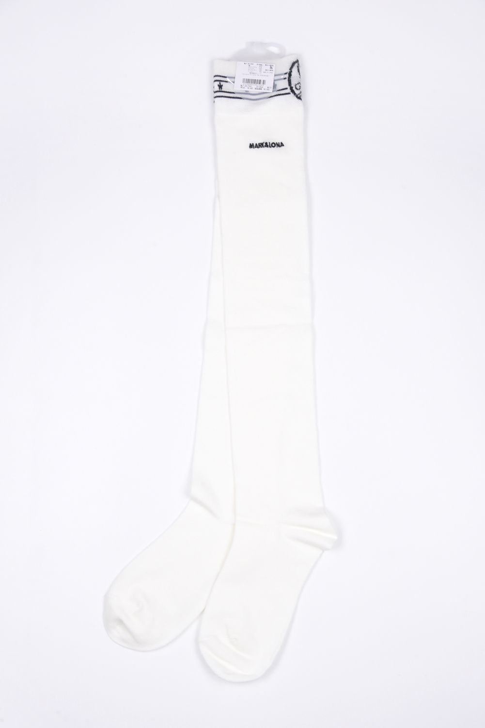 MARK & LONA ホワイトソックス&グローブセット　新品 MARK&LONA - 【レディース】 SALLY HIGH SOCKS / ワンポイント