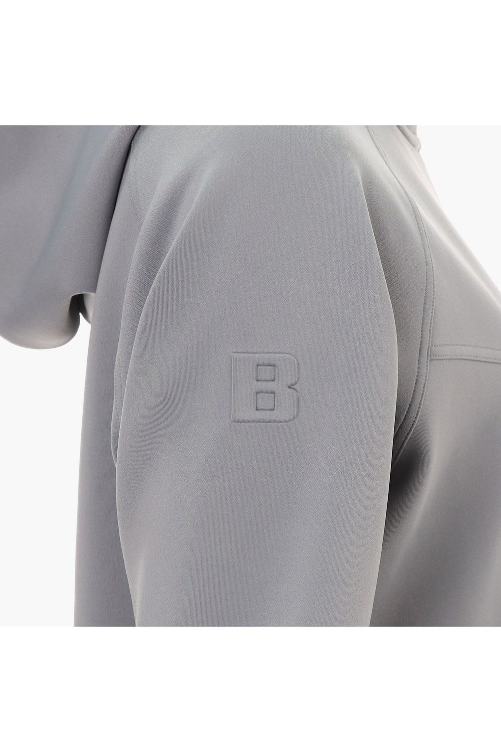 【26SS】【レディース】 WOMEN’S 3D LOGO PARKA / 3Dエンボスロゴ ストレッチジャージ ジップアップパーカー (グレー)