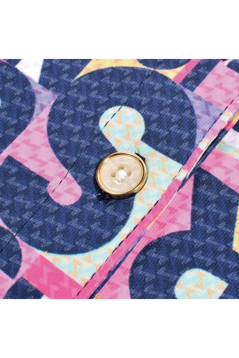 【26SS】【レディース】 JUNCTION POLO / 総柄プリント ポロシャツ (トワイライトジャンクション)*