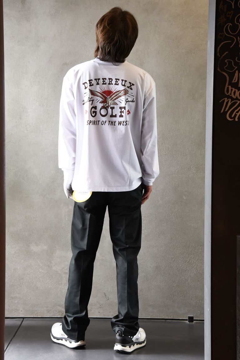 【DEVEREUX GOLF】 デバローらしいインパクトのあるモノトーンコーデ