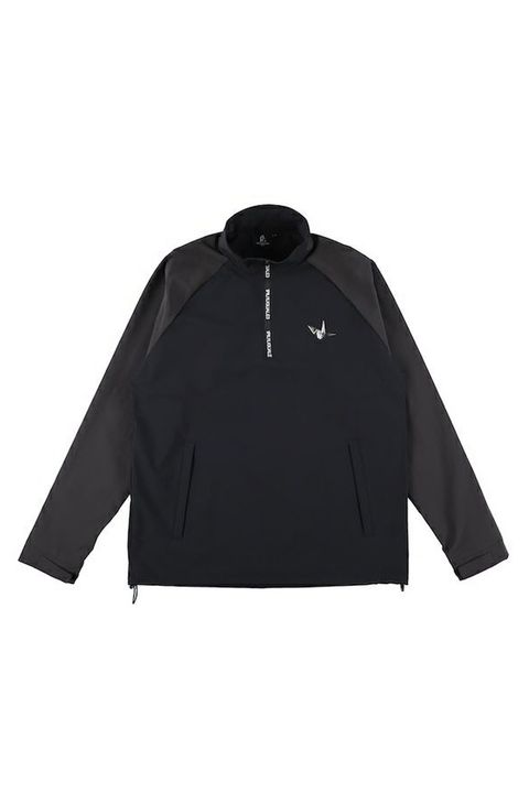 【2025AW】 WATER REPELLENT BLOUSON / バイカラー 撥水加工 ブルゾン (ブラック/チャコール)