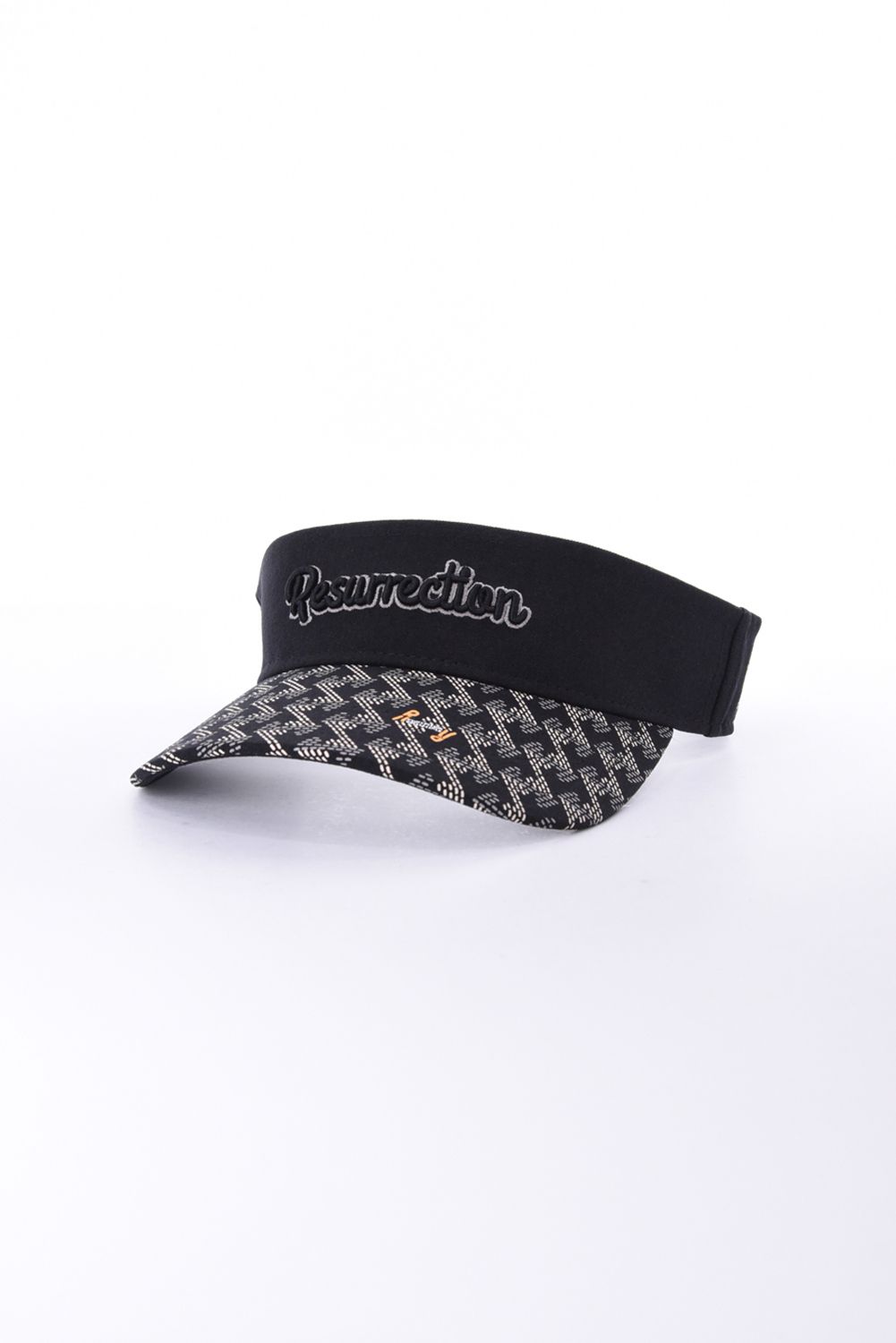 【26AW】 GM BRIM VISOR LANATEC / ブランドロゴ刺繍 オリジナルテキスタイル サンバイザー （ブラック)