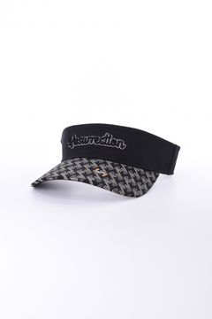 【26AW】 GM BRIM VISOR LANATEC / ブランドロゴ刺繍 オリジナルテキスタイル サンバイザー （ブラック)