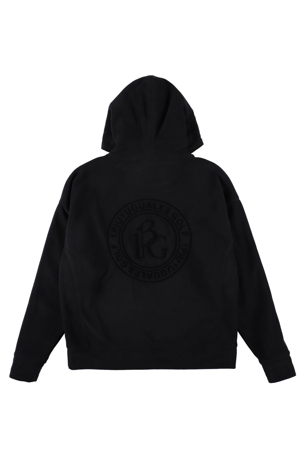 FLEECE PARKER / ポーラテックフリース サークルロゴ プルオーバーパーカー (ブラック)