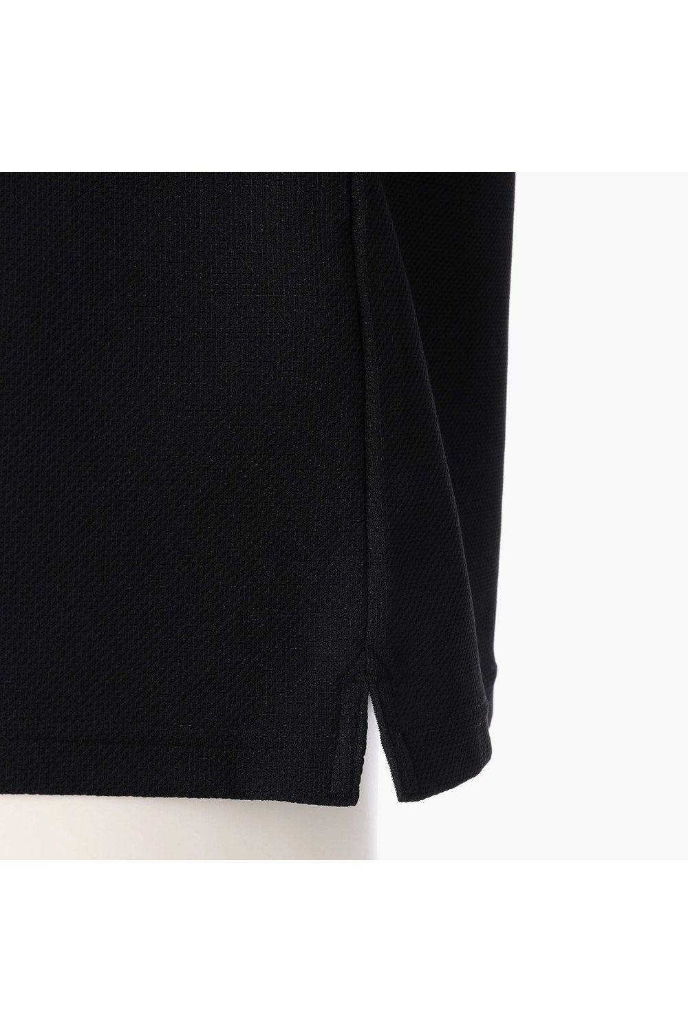 【26AW】 MEN’S BASIC LS POLO / ベーシック ブランドロゴ 長袖ポロシャツ (ブラック)