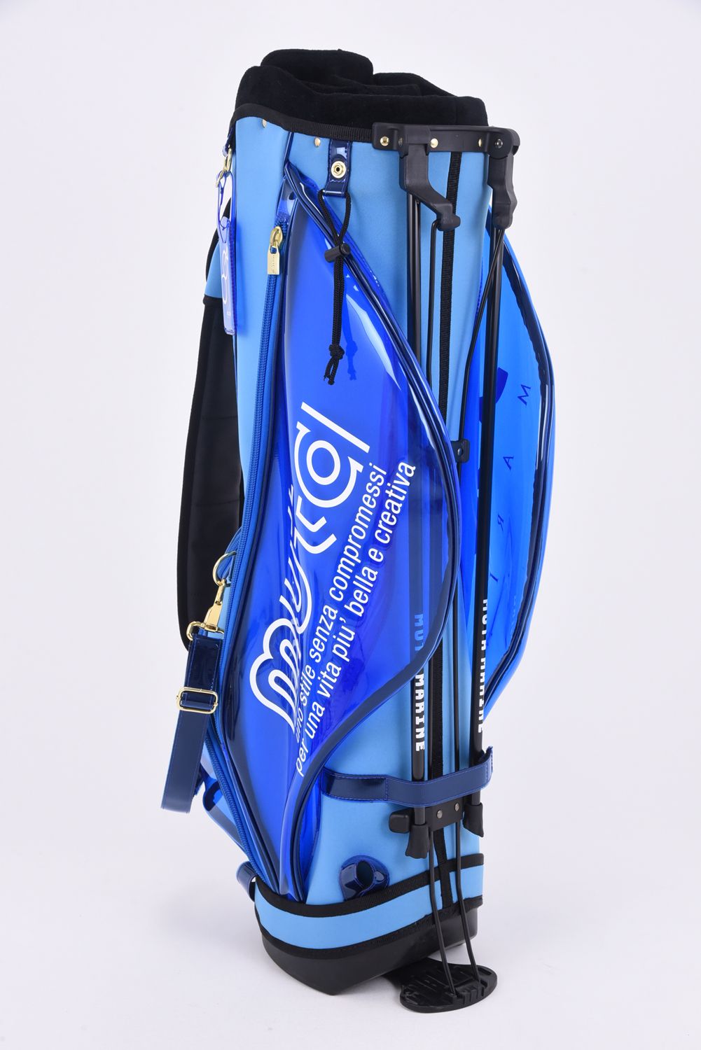 MUTA MARINE キャディバッグ 青 muta - 【銀行振込・代金引換不可】【返品・交換不可】 CADDY