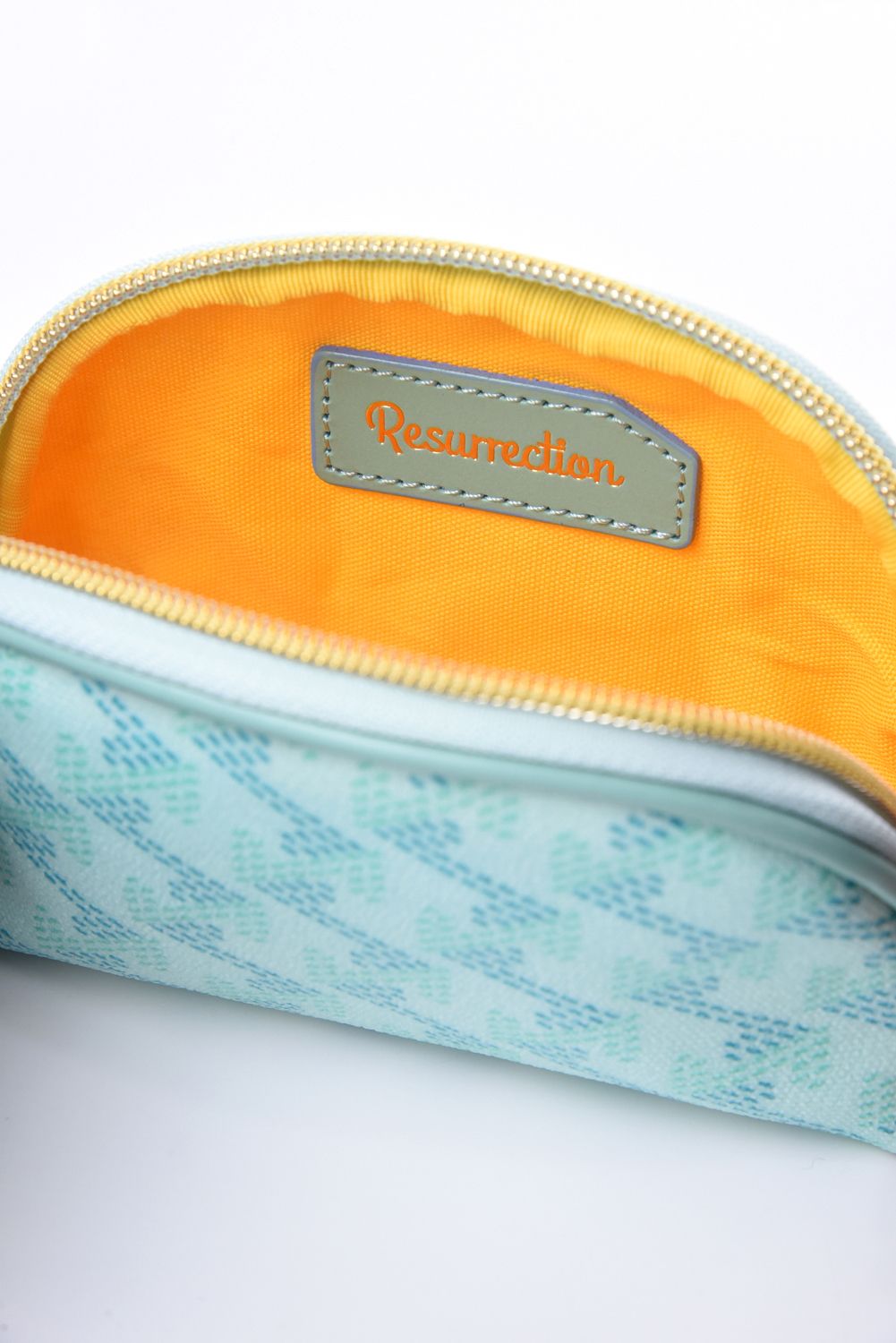 【プレゼント好適品】 KIWI PETIT (キウィ プチ)  / ブランド オリジナルテキスタイル プチ ポーチ (アブサン)*