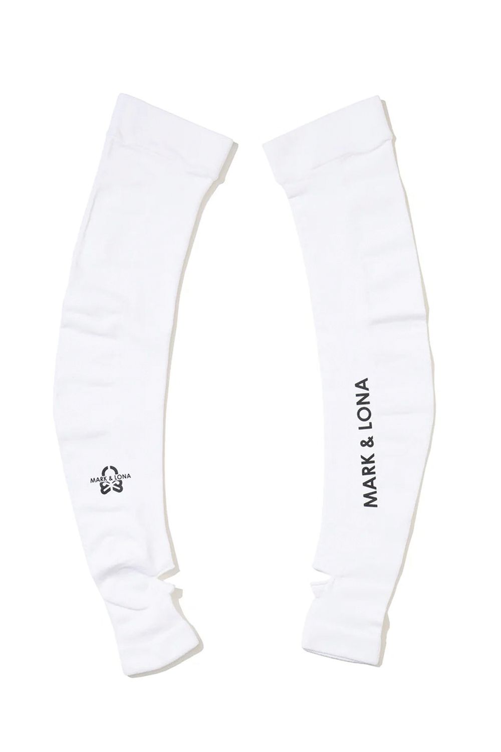【26AW】 ESSENTIAL UV SLEEVES / 接触冷感 UVカット 指穴つきアームカバー (ホワイト)