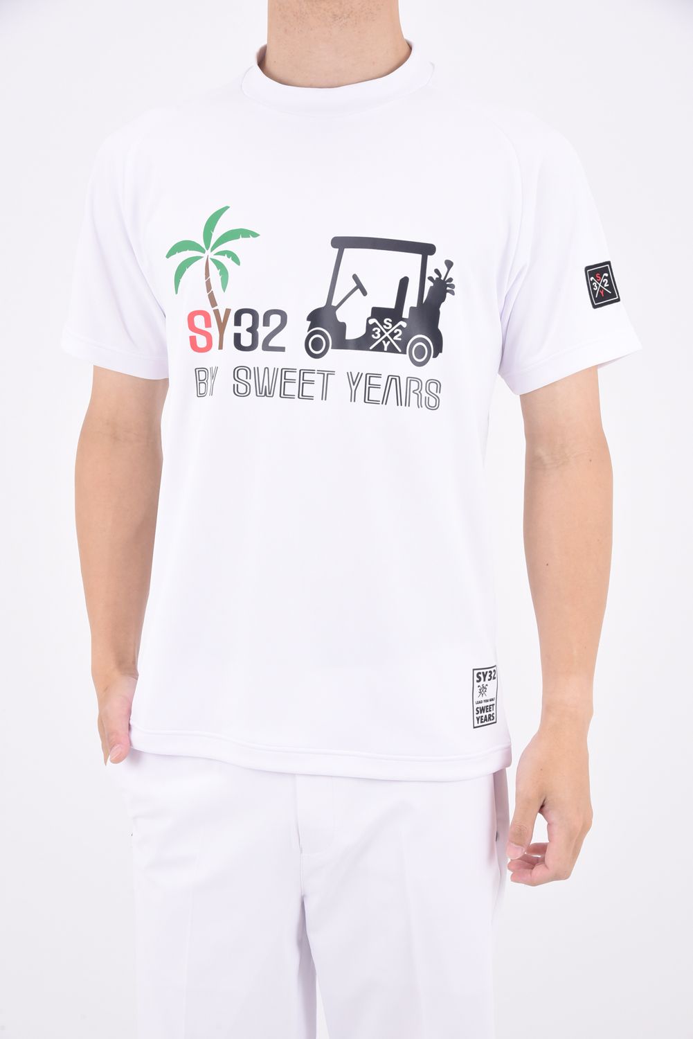 SY32 by SWEET YEARS GOLF - SYG CART SURF PT MOCK SHIRTS