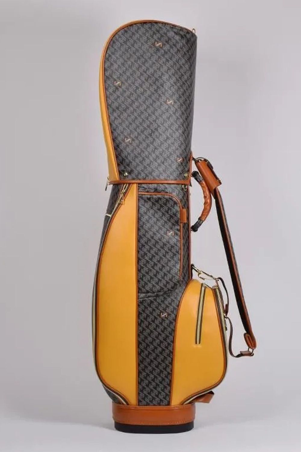 【銀行振込・代金引換不可】【返品・交換不可】【10周年記念カラー】 RALLINA  No.3 (ラリーナ) / ブランドオリジナルテキスタイル カートタイプ キャディバッグ (クラシックブラック)*