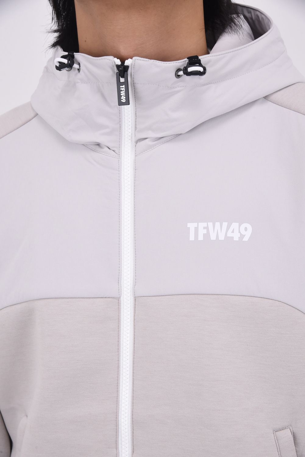 【25AW】 CARDBOARD MATERIAL FULL ZIP HOODIE / ダンボール素材 フルジップパーカー (グレージュ)