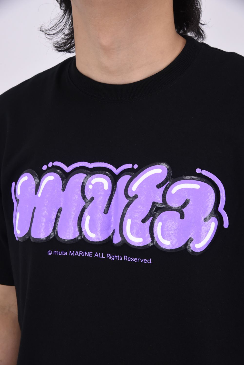 【すぐ届く！】muta ムータ◆BUBLLE ロゴTシャツ BUBLLE ロゴTシャツ [全3色] – muta Online Store