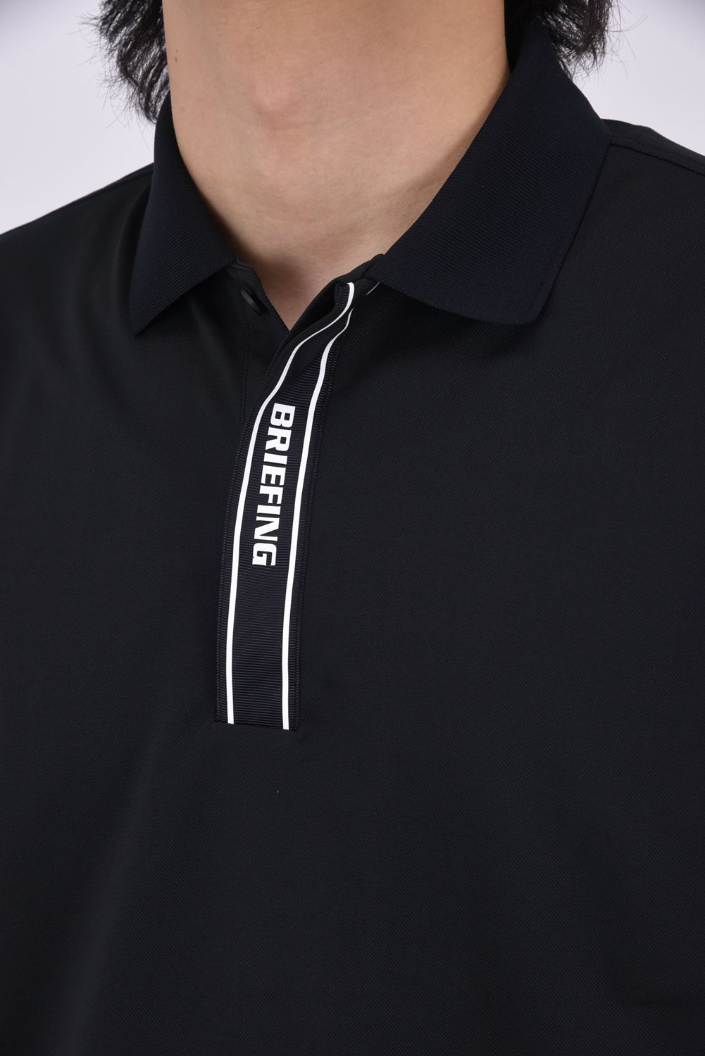 BIRING ネイビー ポロシャツ BRIEFING - 【25SS】 MEN'S MINI LOGO POLO / ミニロゴ