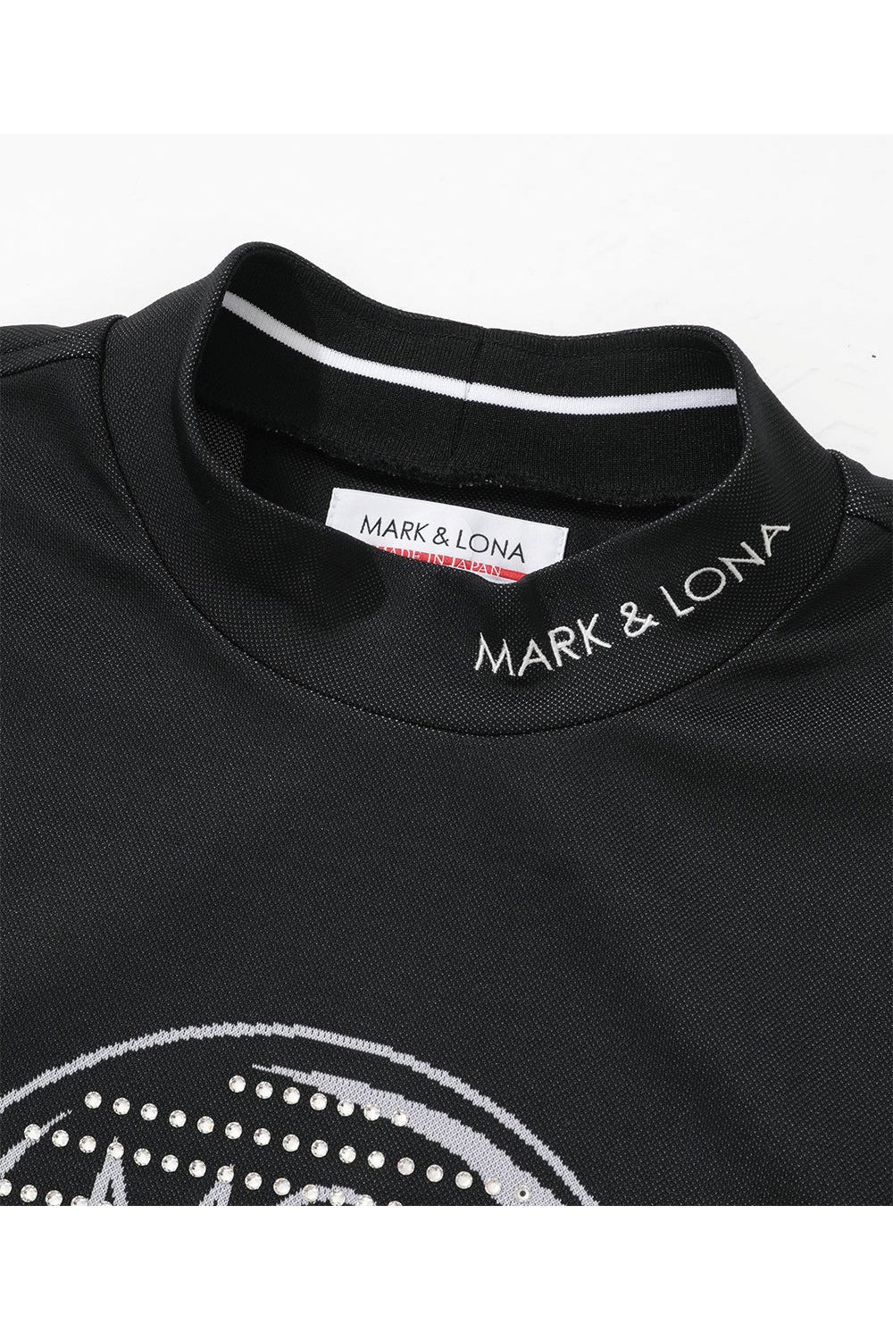 【2026SS 木村拓哉さん着用 VOL.4】 LOVE OF GOD SPECTRUM PERFORMANCE MOCK / ジャパンメイド スカルジャカード スワロフスキー モックネックTシャツ (ブラック) (3月4日入荷予定)