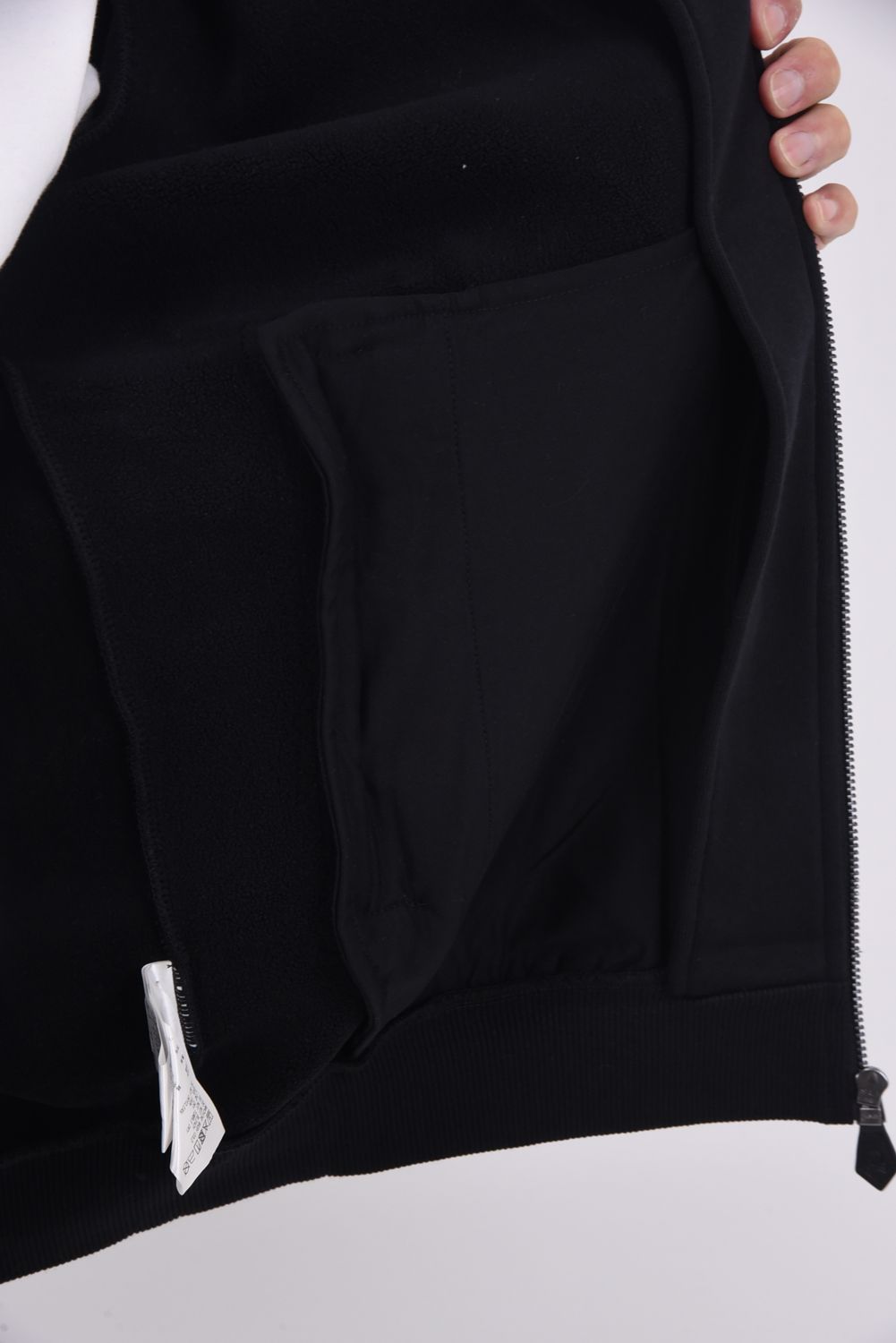 【2025AW】 HOODIE / 裏フリース スウェット素材 ジップアップフーディー (ブラック)