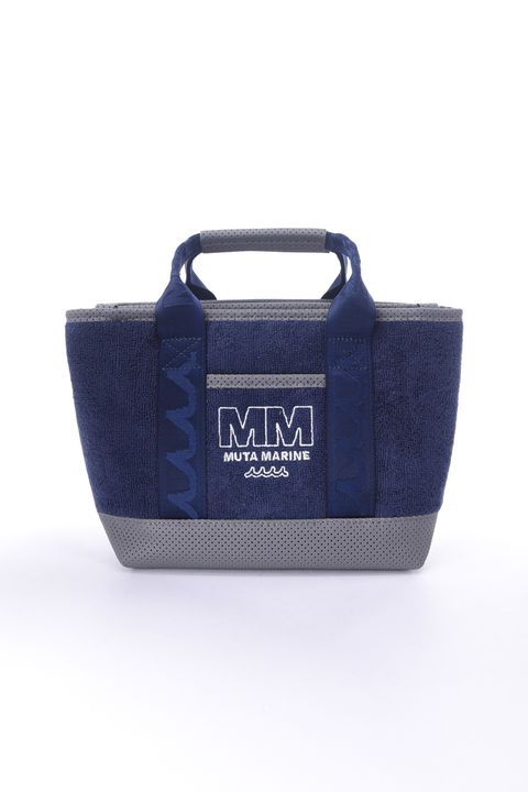 【26SS】 PILE PARTITION TOTE BAG / パイル生地 パーテーショントートバッグ (ネイビー)