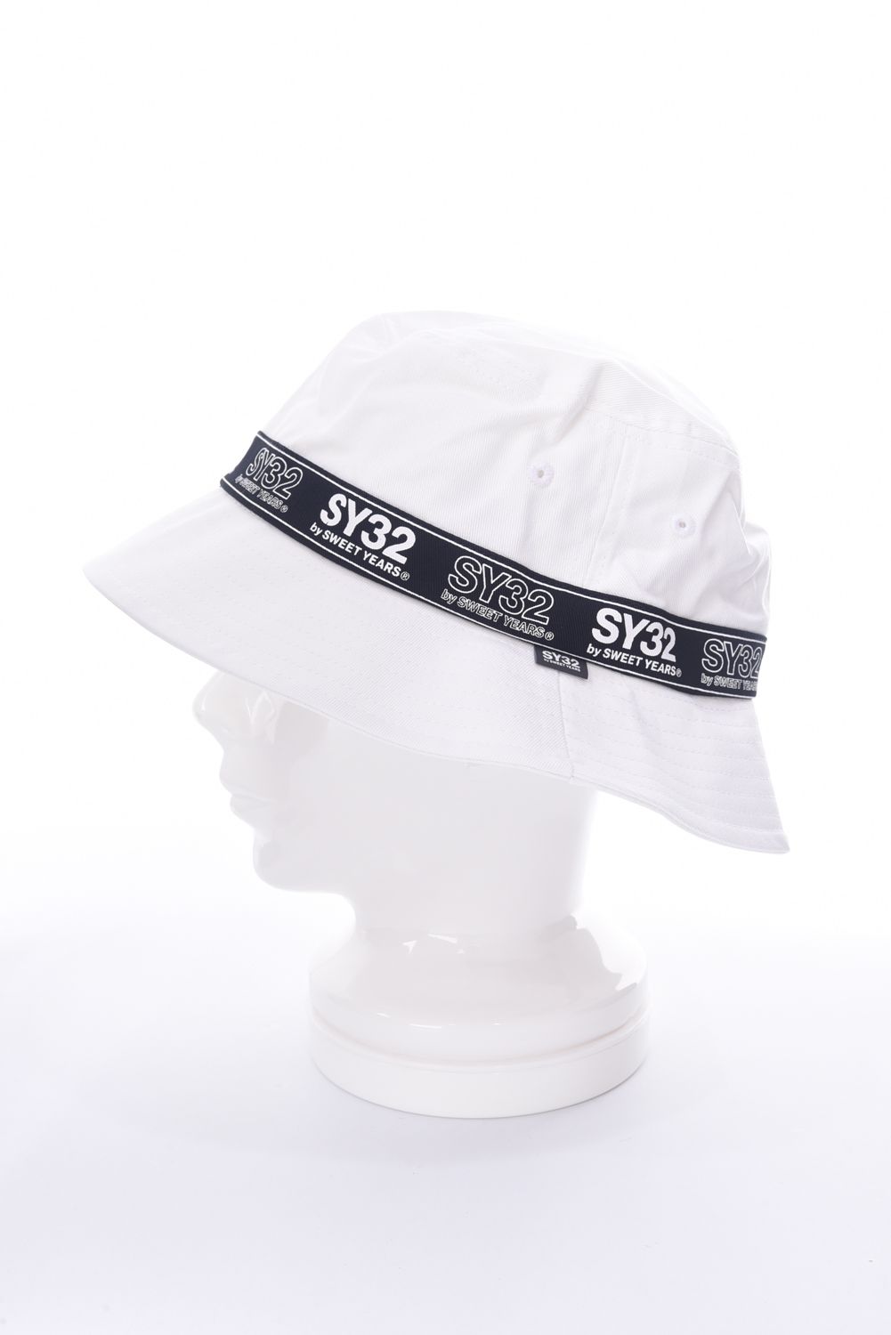 SY32 by SWEET YEARS GOLF - TAPE LOGO BUCKET HAT / ロゴラインテープ