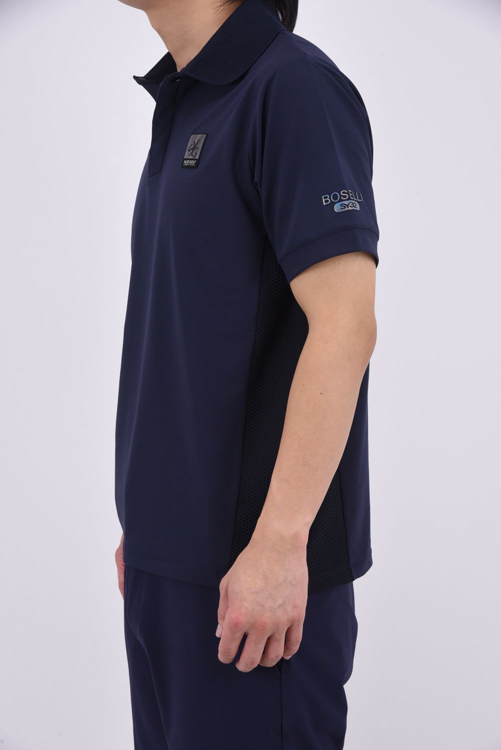 【26SS】 BOSELLI DRY POLO / ドライ ポロシャツ (ネイビー)