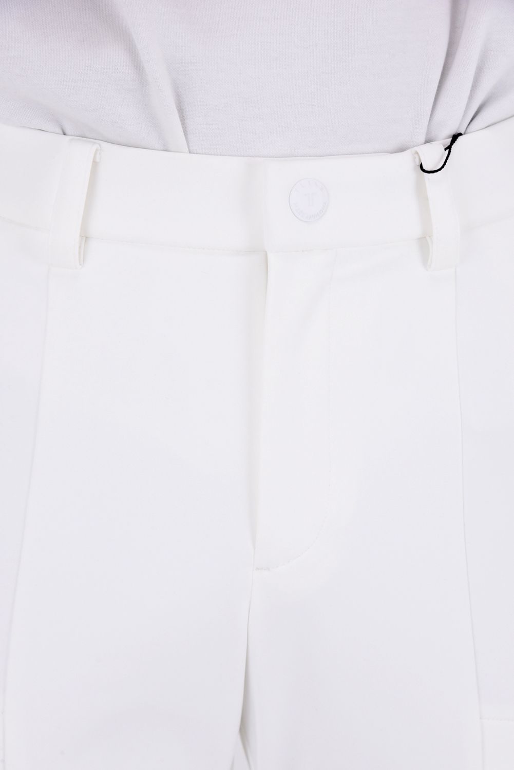 【26SS】【T-LINE】 CONTOUR FLEX CARGO JOGGER / モノトーン ポリエステルトリコット カーゴライクジョガーパンツ (ホワイト)