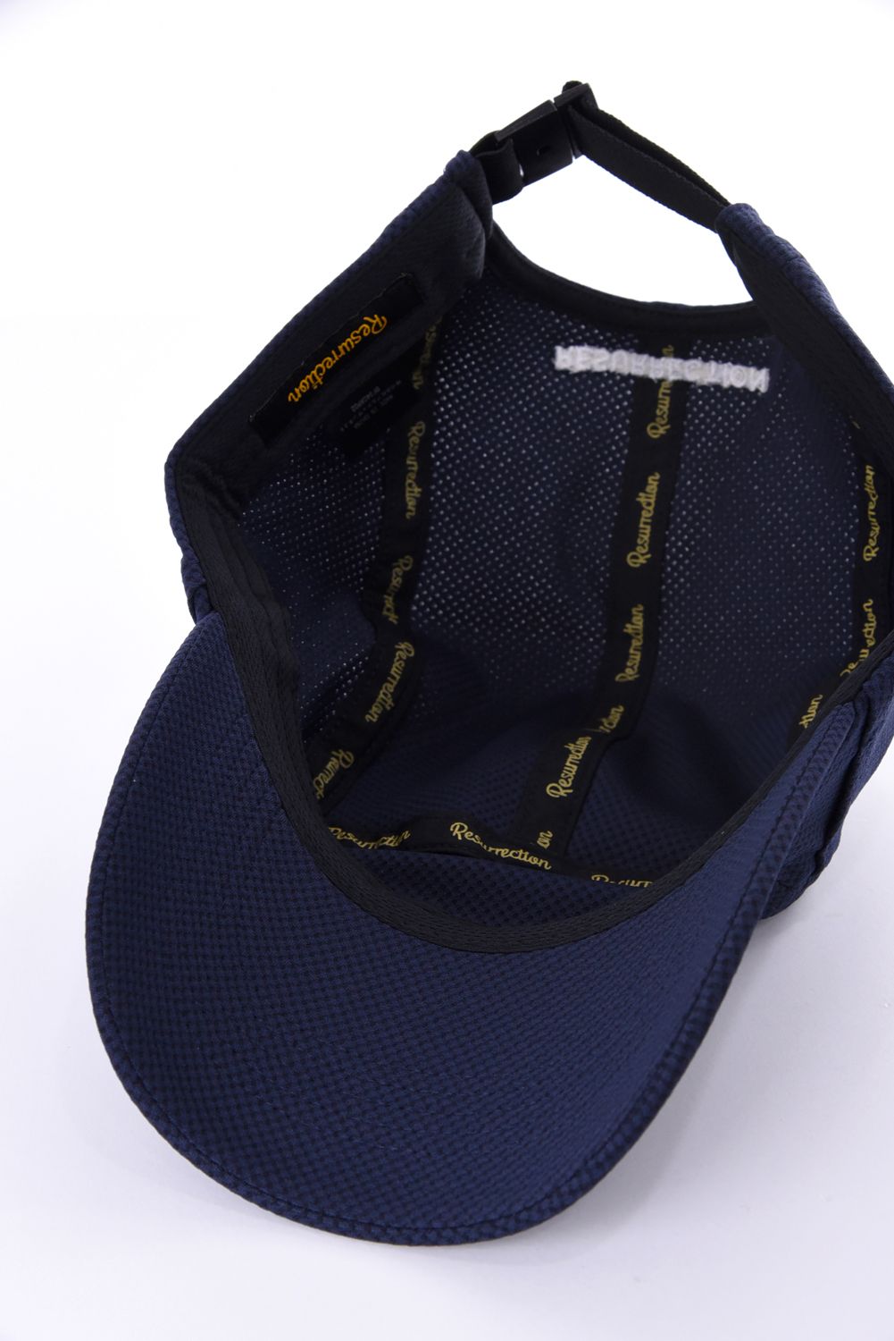 【26AW】 JET CAP / シボ素材 ブランドロゴ刺繍 ジェットキャップ (ネイビー)