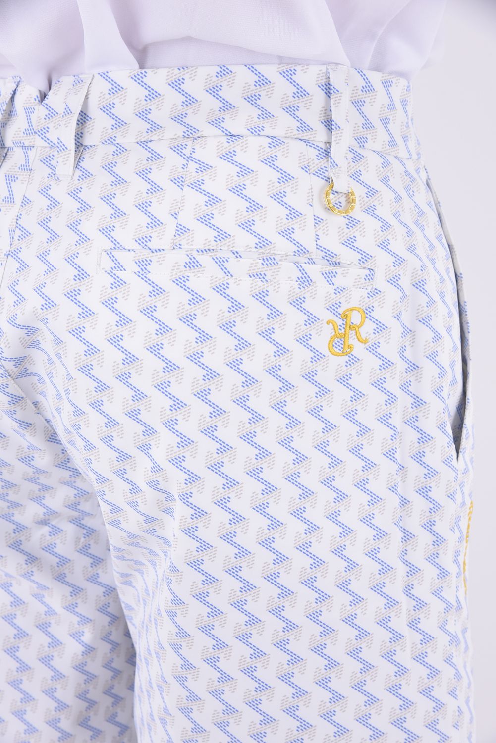 MENS GM PRINT SHORTS / GM プリント ショートパンツ (ホワイト)