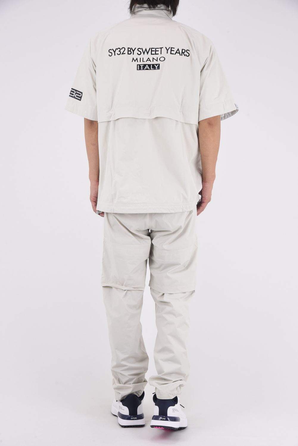 【26SS】【セットアップ】 25L RAIN SET UP / ハイストレッチ 2WAYレインジャケット&パンツ (ベージュ)