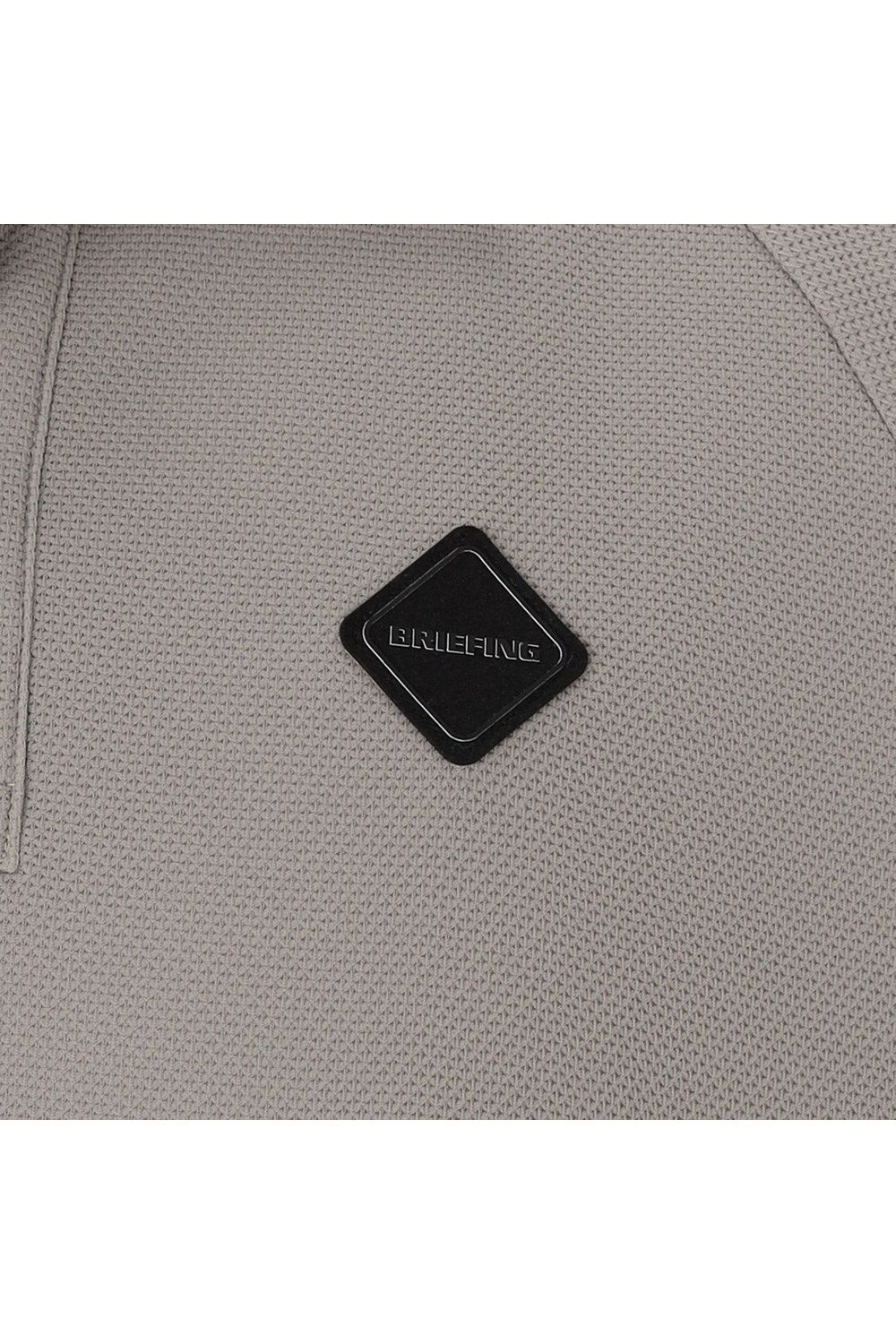 【26SS】 MEN'S LINE POLO RF / カノコ生地 ラインロゴテープ リラックスフィット ポロシャツ (ライトブラウン)