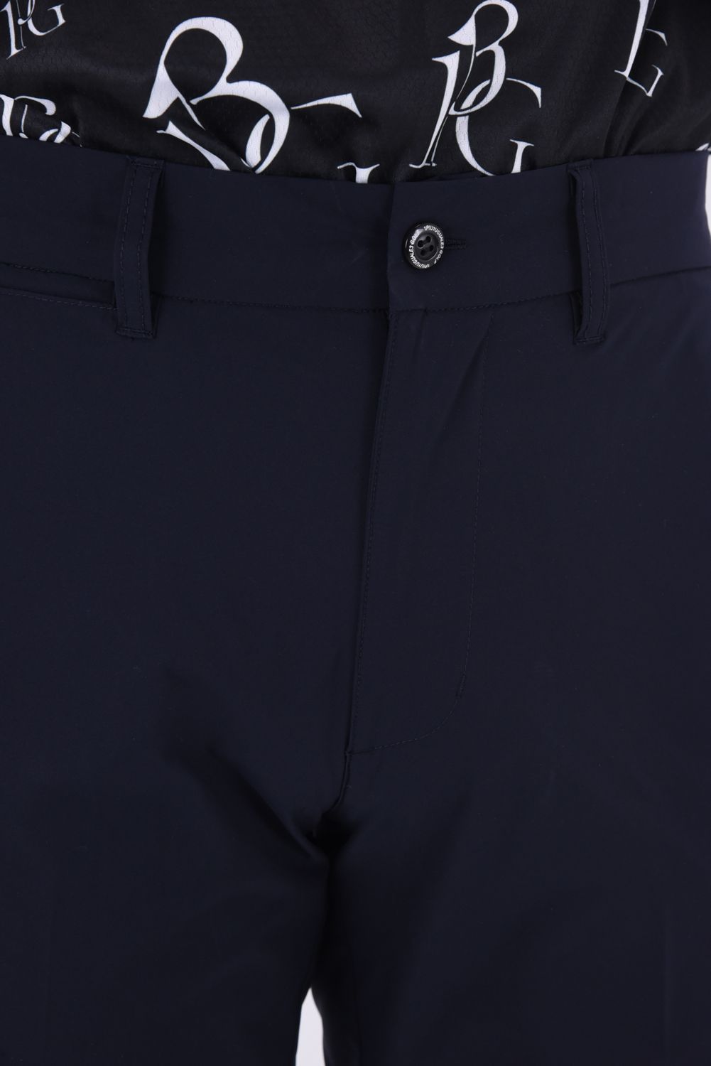 【春夏仕様】 BASIC LONG PANTS / ブランドロゴ ベーシック ロングパンツ (ネイビー)