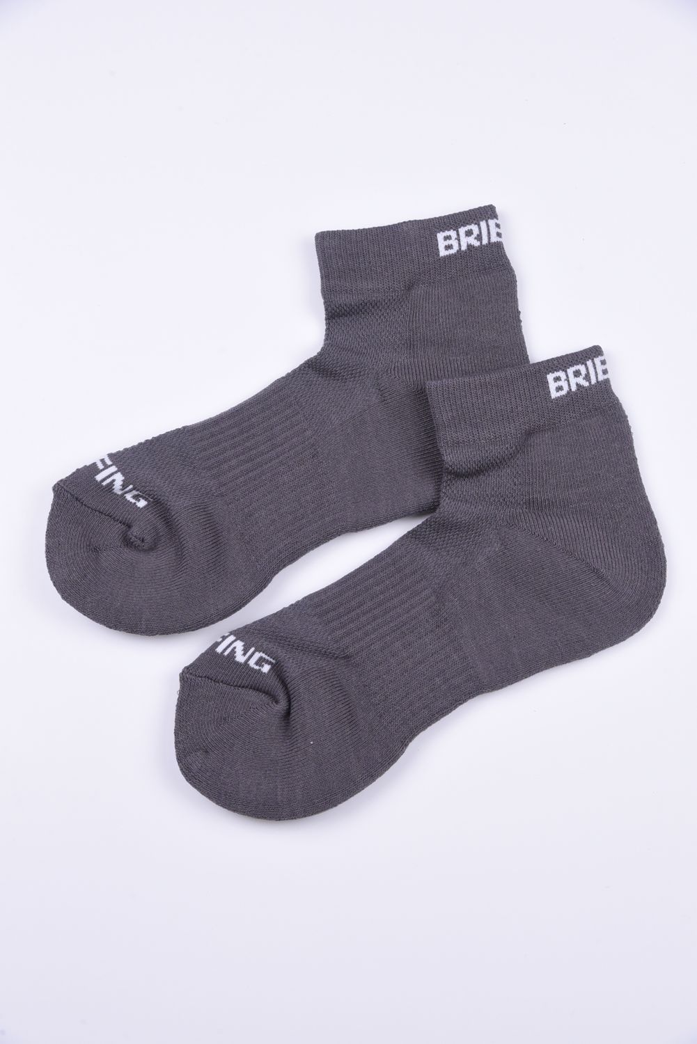 MENS CORDURA MIDDLE SOCKS / ブランドロゴ コーデュラ ミドルソックス グレー