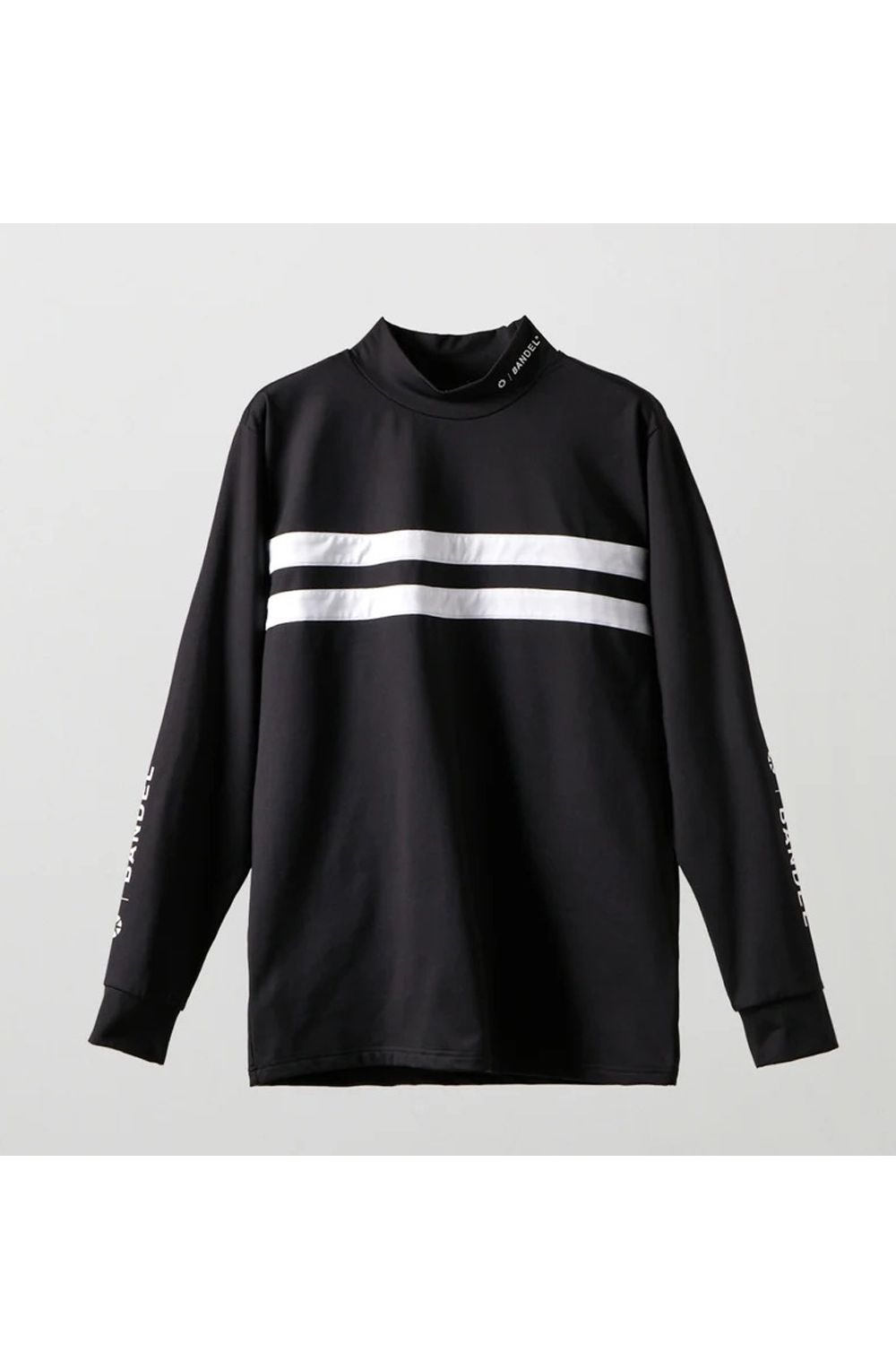 【26AW】 CHEST LINE MOCKNECK SHIRTS / チェストライン 長袖モックネック (ブラック)