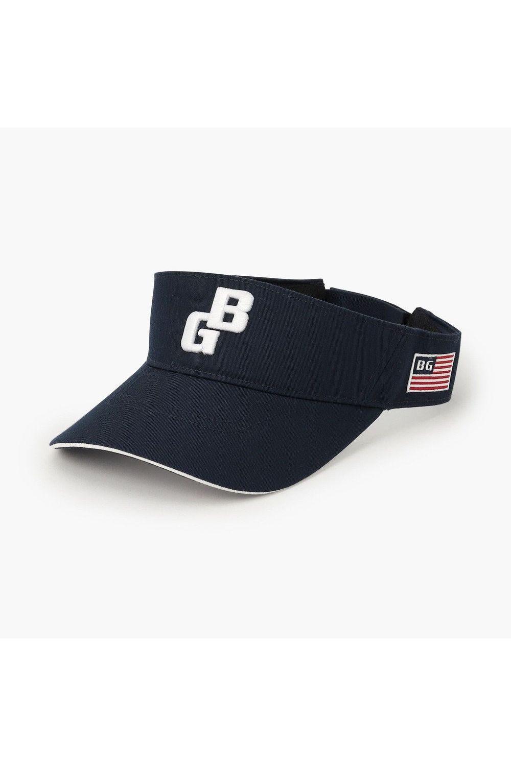 【26SS】 MEN’S BG LOGO VISOR / BGロゴ サンバイザー (ネイビー)