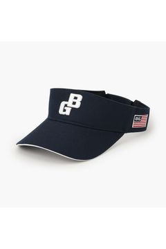 【26SS】 MEN’S BG LOGO VISOR / BGロゴ サンバイザー (ネイビー)