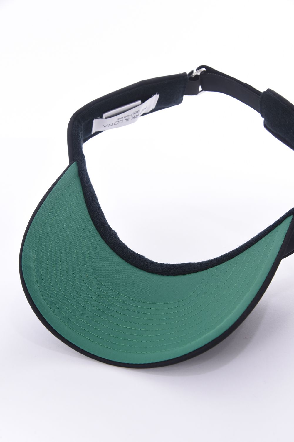 【26SS】 IRON SKULL CRYSTAL ACCENT VISOR / アイアンスカル ブランドロゴ刺繍 サンバイザー (ブラック)