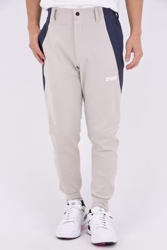 【26AW】 STRETCH HYBRID PANTS / ストレッチナイロン&ダンボールニット ロングパンツ (グレージュ/チャコール)
