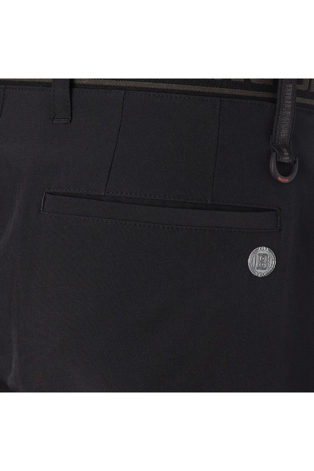 【26SS】 MEN’S COOLCORE LOGO ELASTIC SHORT PANTS / クールコア ウエストゴムベルト ショートパンツ (ブラック)