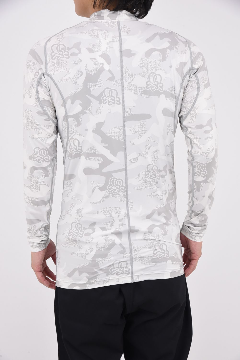 【美品】マークアンドロナ キムタク着用 カモフラ モックネックシャツ XL 美品】マークアンドロナ キムタク着用 カモフラ モックネック