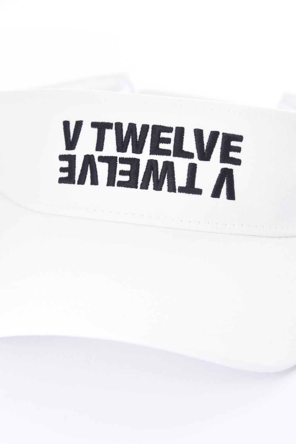 【26SS】 INVERT VISOR / ブランドロゴ刺繍 サンバイザー (ホワイト)