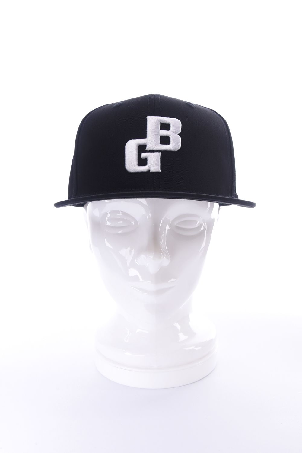 【26SS】 MEN’S BG LOGO FLAT VISOR CAP / BGロゴ フラットキャップ (ブラック)