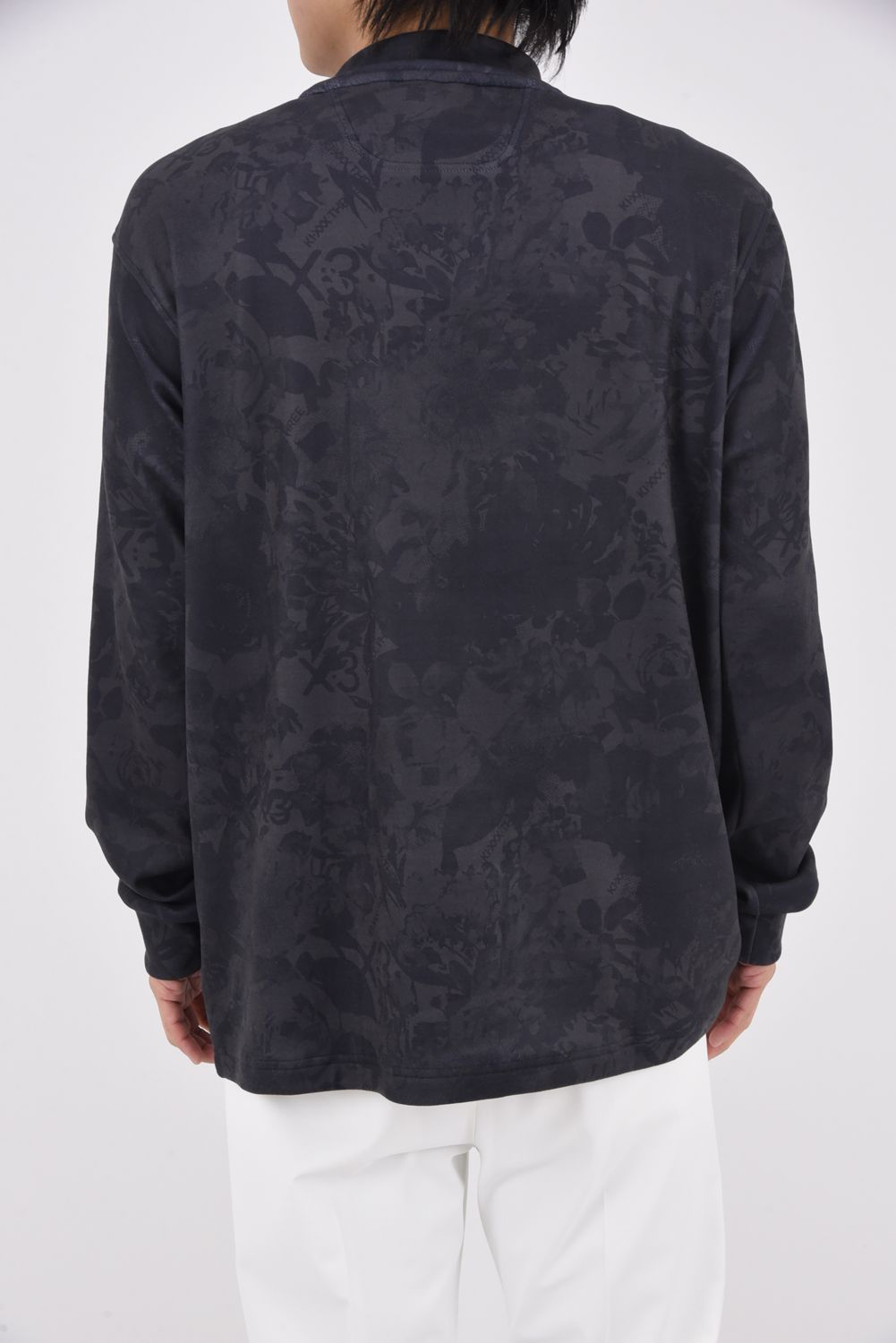 【期間限定ポイント10倍】【25AW】 FLOWER CAMO L/S HIGHNECK / フラワーカモ ロングスリーブ ハイネックTシャツ (ブラック)